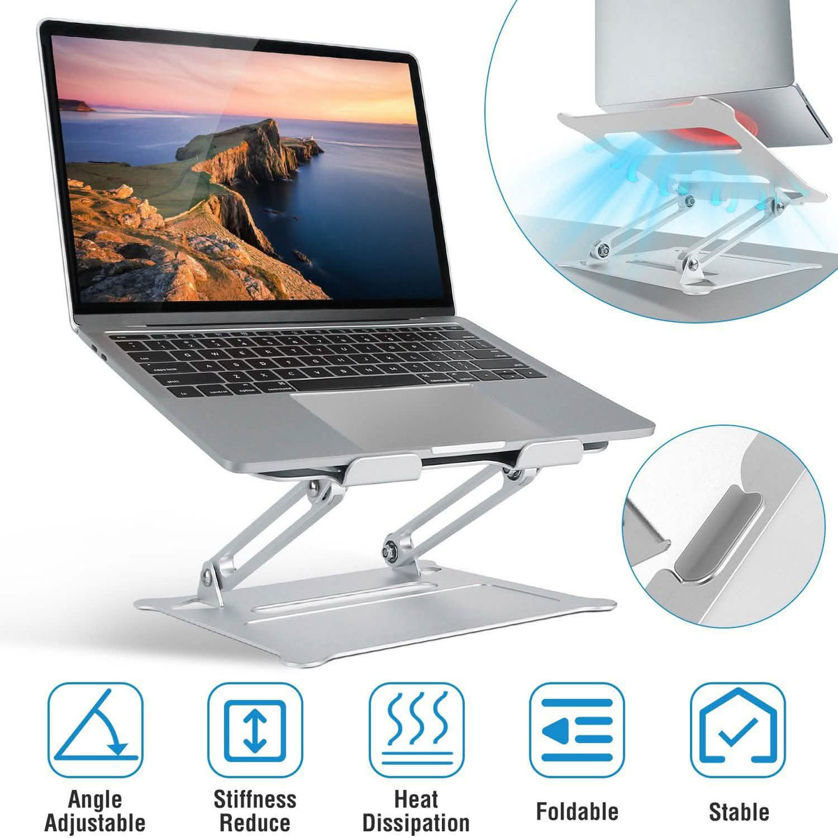 Adjustable Aluminum Laptop Stand