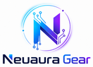 Neuaura Gear blue and purple circuit N logo